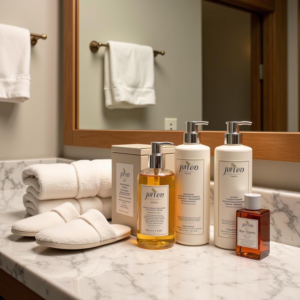 Luxury Hotel Toiletries Selection