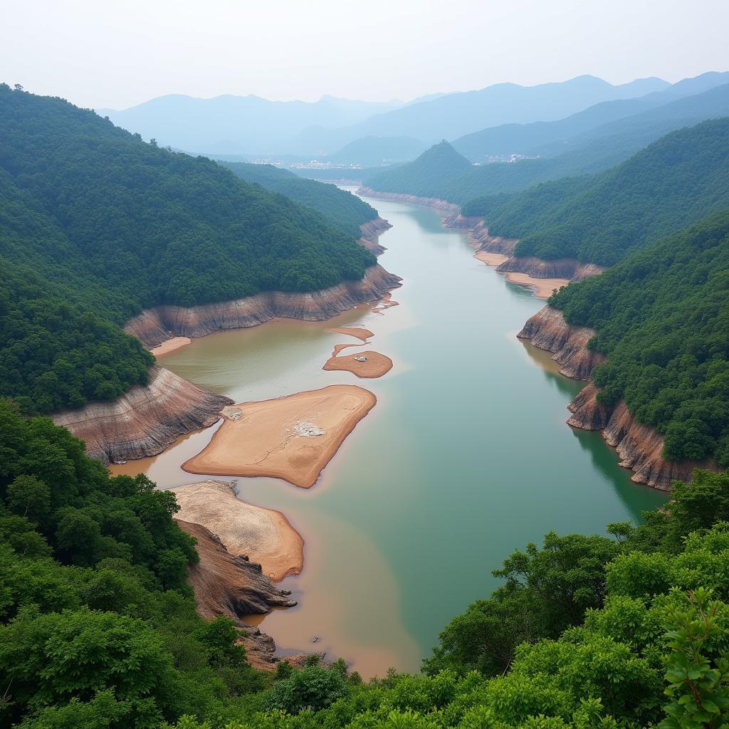 The environmental impact of dams on the Mekong River