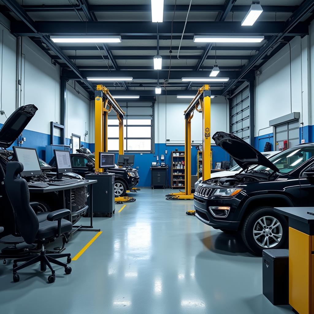 Modern Auto Repair Shop