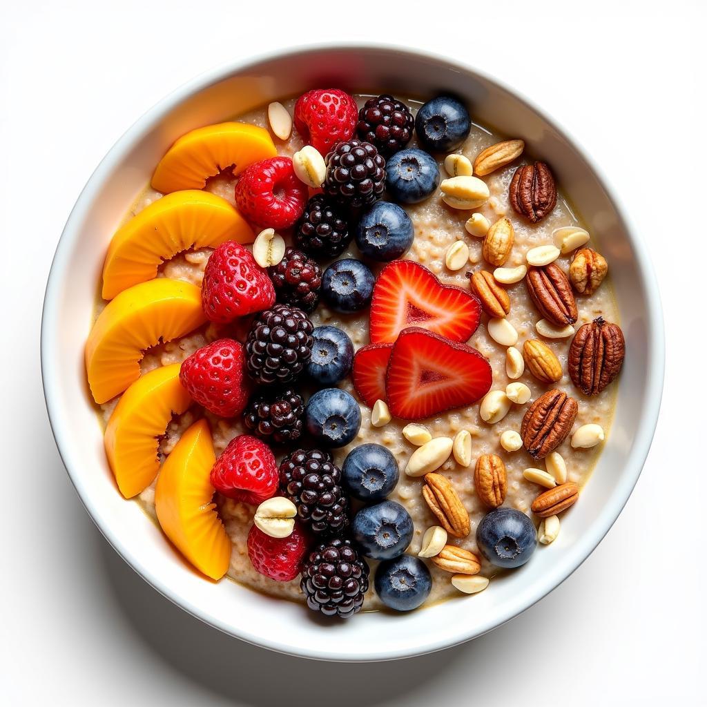 Oatmeal with Various Toppings