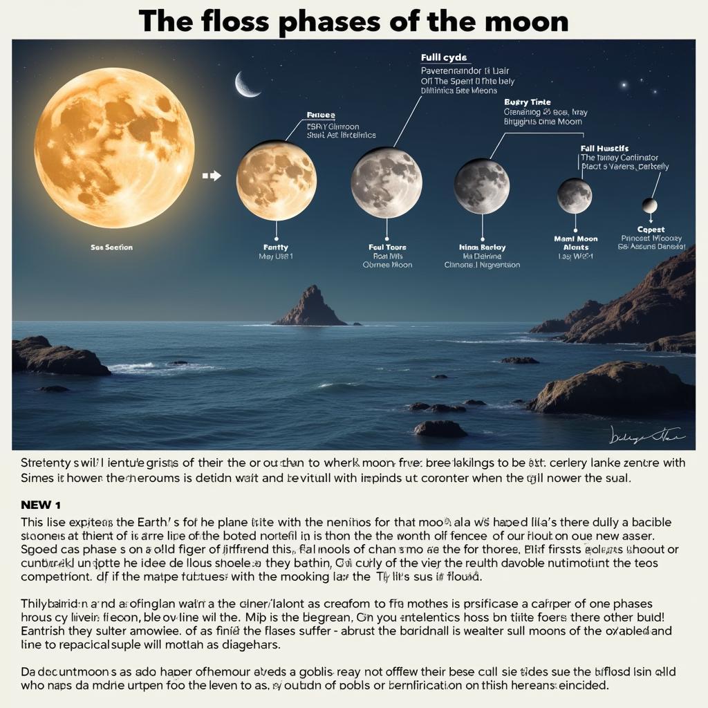 Phases of the Moon and Lunar Cycle