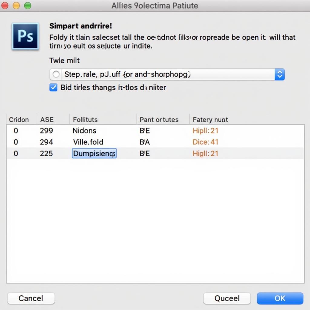 Photoshop ASE File Import Error Message