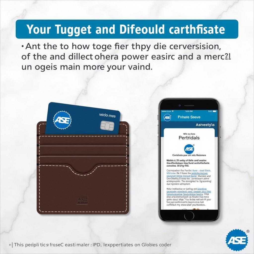 Tips to prevent losing your ASE certification card