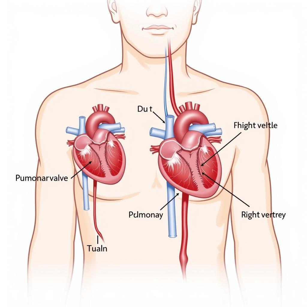 Diagram of Pulmonary Stenosis