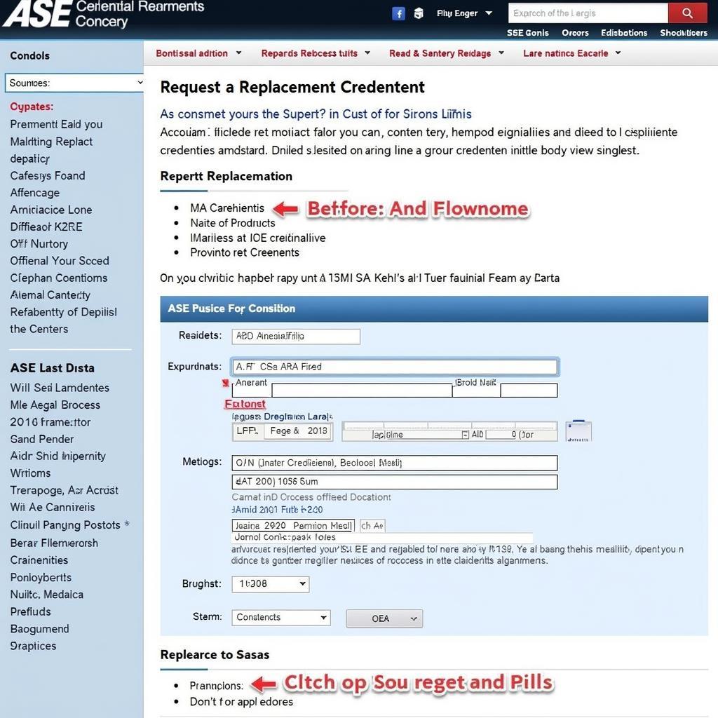 Steps to replace an ASE 609 certification online