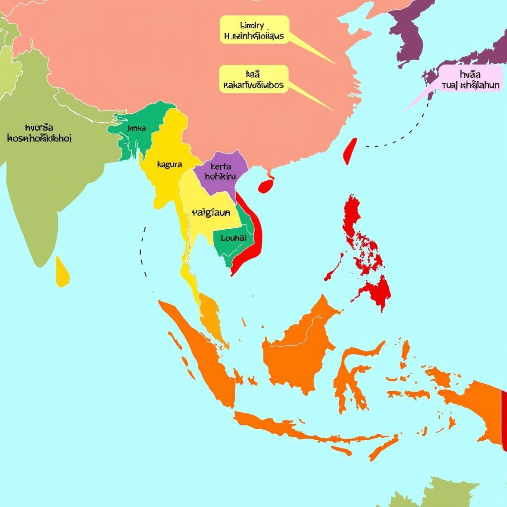 Image representing the diverse languages spoken across Southeast Asia, highlighting the need for translation and understanding.