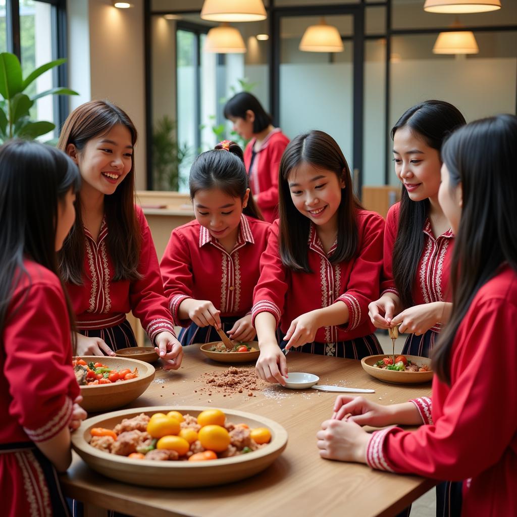 Students Participating in a Taiwan-ASEAN Cultural Exchange Program