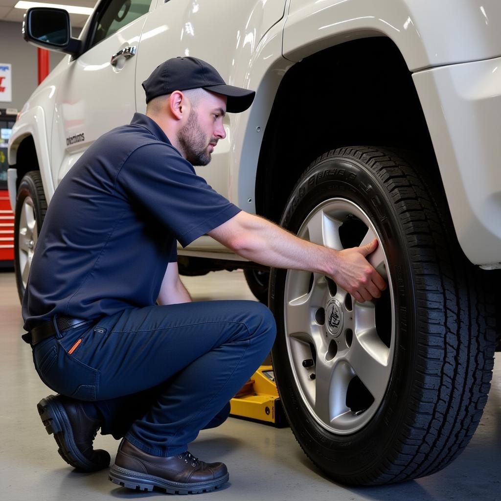 Tire Installation at Clark's Tire & Automotive in Spokane