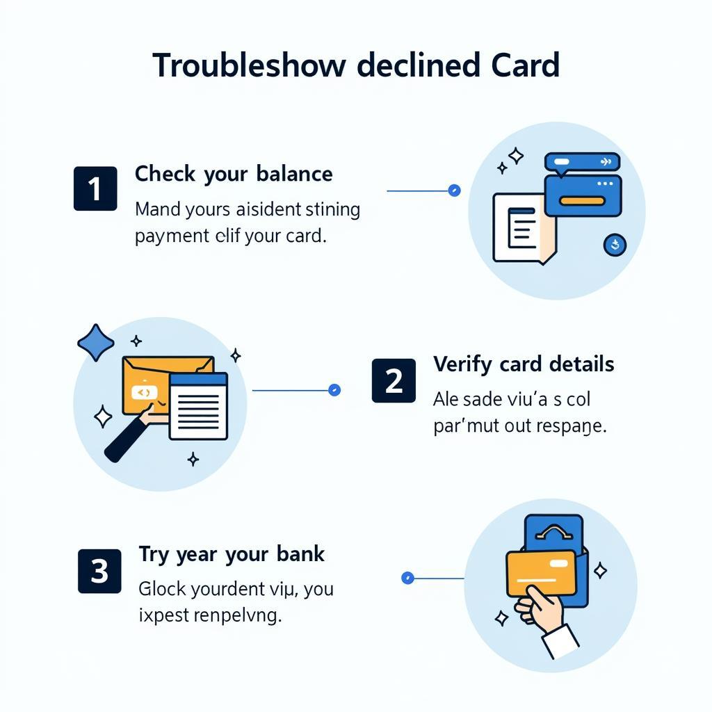 Steps to take when your ASEAN card is declined.