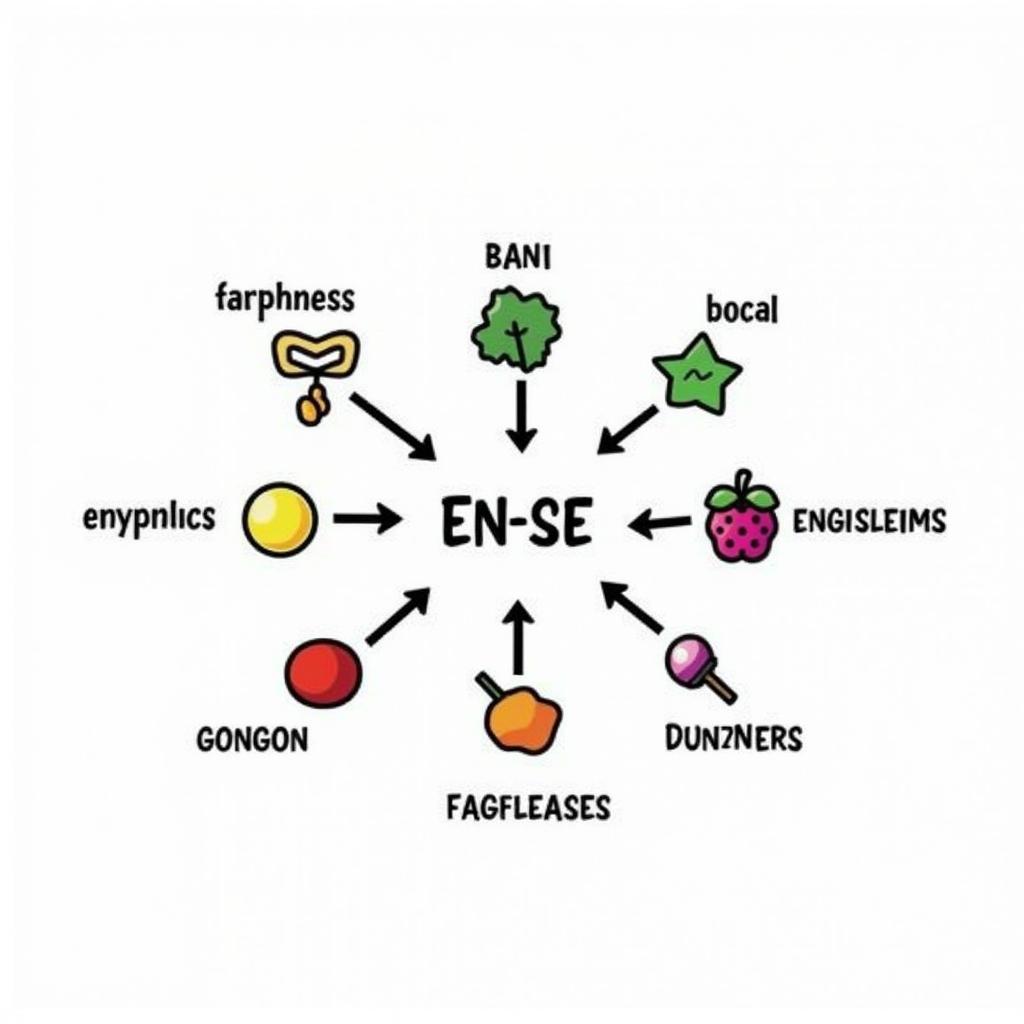 Various Enzymes (with "-ase" suffix) in Biological Processes