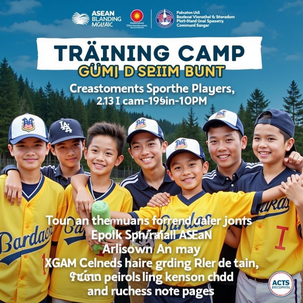 Young ASEAN Baseball Players Training